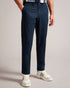 HAYBRN-Trousers-Regular Fit Textured Chino Tr- Ted Baker Romania